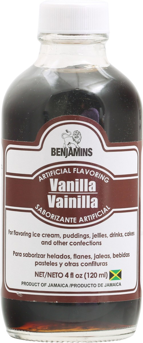 slide 1 of 9, Benjamins Vanilla Artificial Flavoring - 4 fl oz, 4 fl oz
