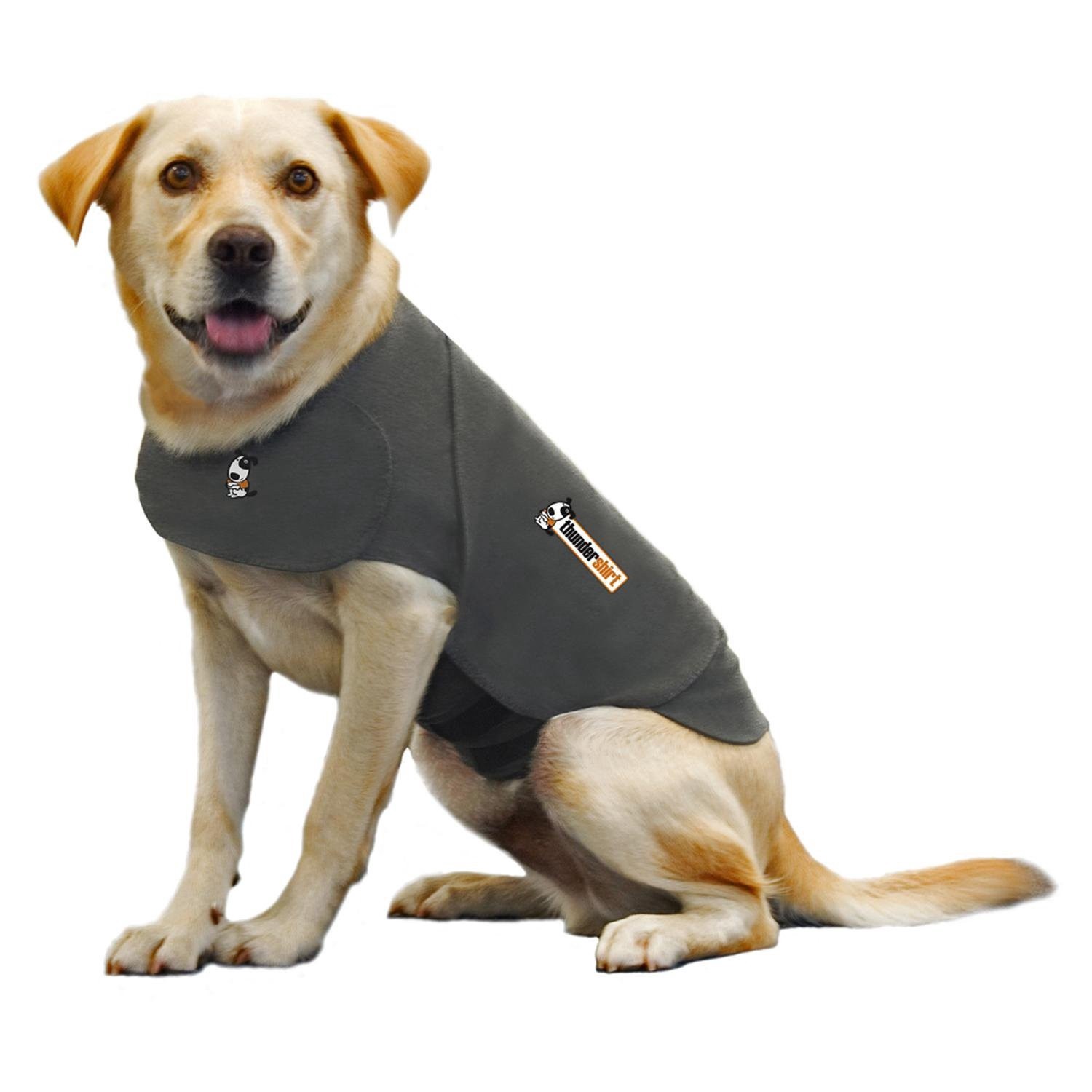 slide 1 of 1, ThunderShirt Dog Anxiety Treatment - Gray, M