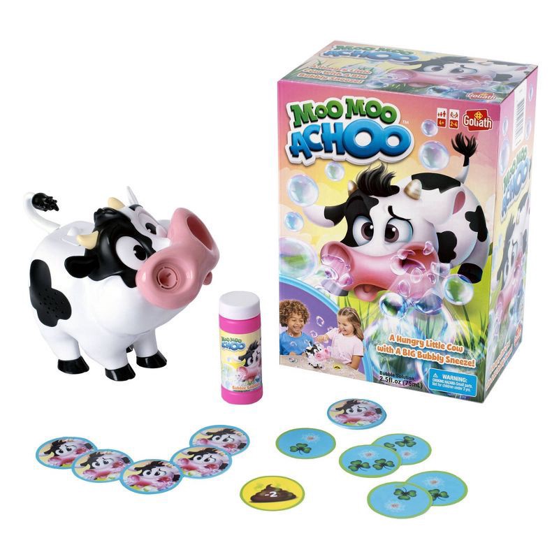 slide 7 of 9, Pressman Goliath Moo Moo Achoo! Game, 1 ct