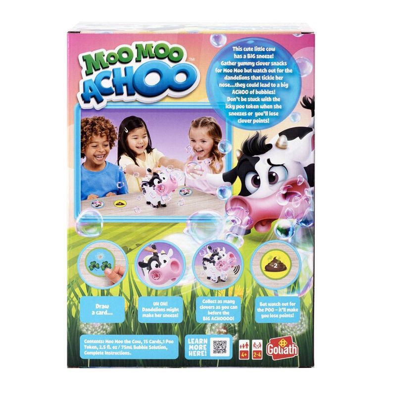 slide 9 of 9, Pressman Goliath Moo Moo Achoo! Game, 1 ct
