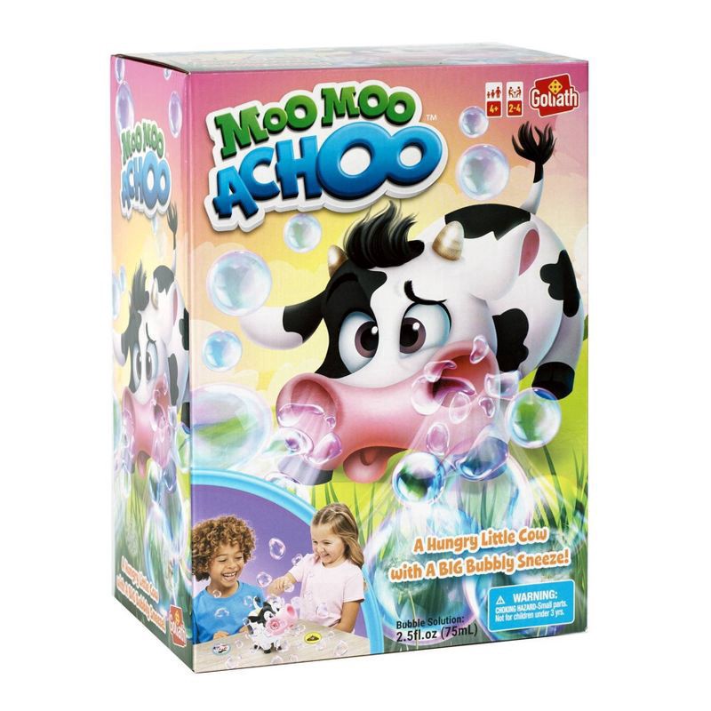 slide 2 of 9, Pressman Goliath Moo Moo Achoo! Game, 1 ct