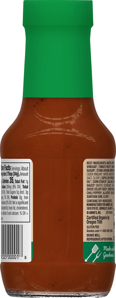 slide 5 of 9, Annie's Original BBQ Sauce 12 oz, 12 oz