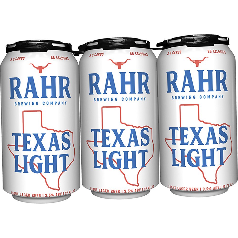 slide 1 of 1, Rahr Texas Light, 6 ct; 12 oz