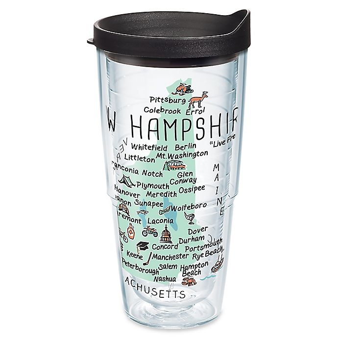 slide 1 of 1, Tervis My Place New Hampshire'' Wrap Tumbler with Lid'', 24 oz