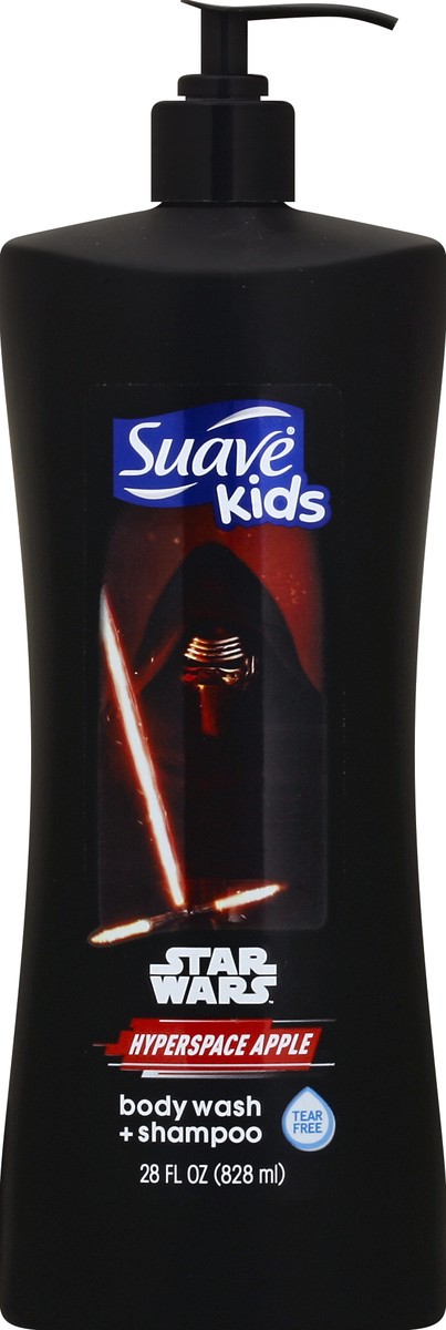 slide 1 of 10, Suave Body Wash + Shampoo 28 oz, 28 oz