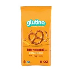 Glutino Gluten Free Honey Mustard Pretzel Twists, Gluten Free Snacks, 11 oz.