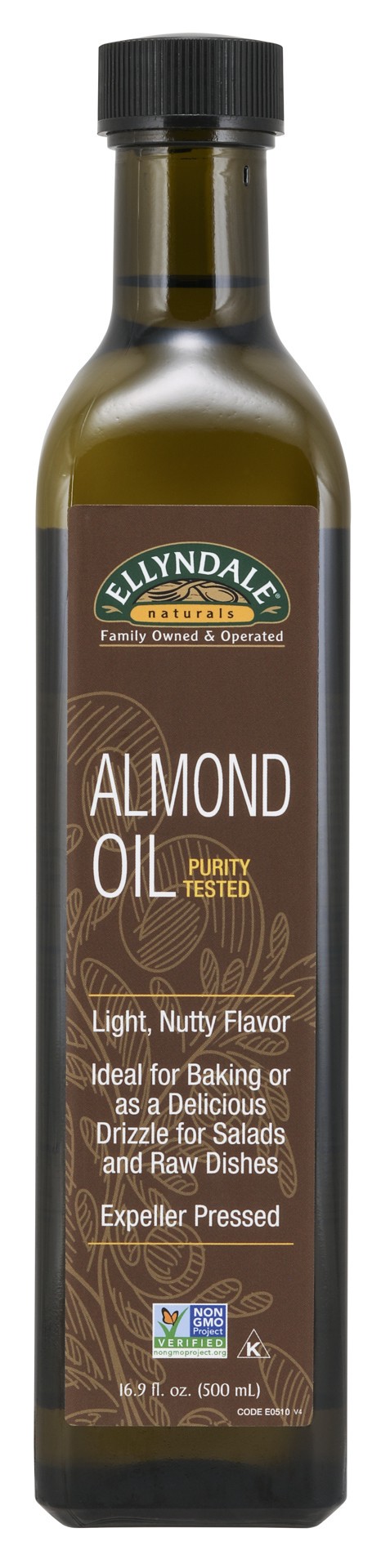 slide 1 of 3, Ellyndale Organic Almond Oil, 16.9 fl oz