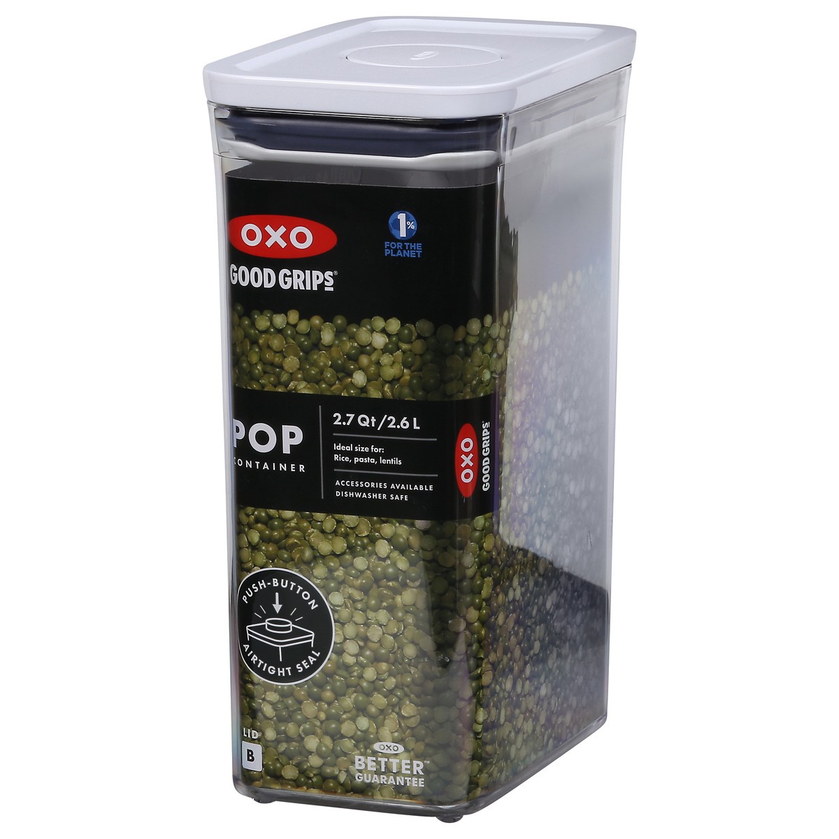 slide 9 of 12, Oxo 2.7Qt Pop Container, 1 ct