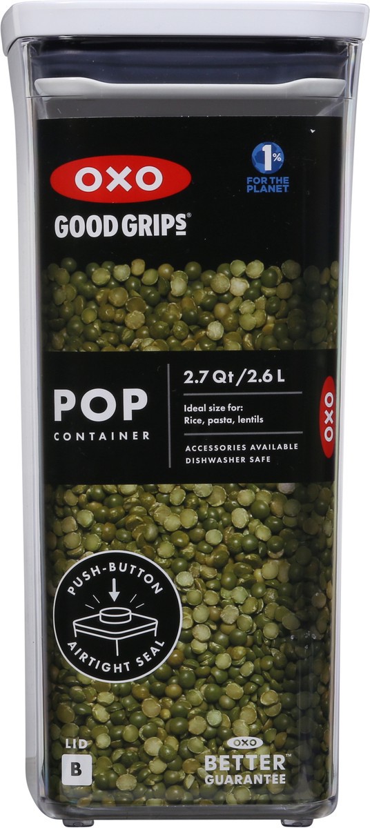 slide 11 of 12, Oxo 2.7Qt Pop Container, 1 ct