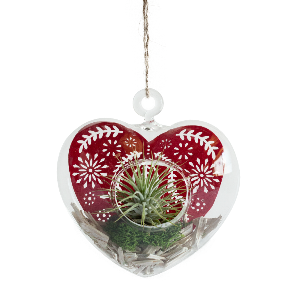 slide 1 of 1, Live Trends Heart Of Air Holiday Ornament, 1 ct