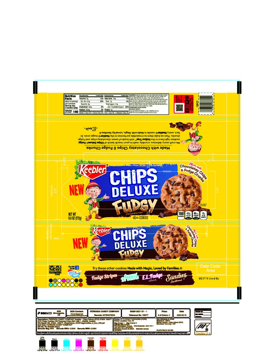slide 3 of 13, Keebler Fudgy Cookies 9.6 oz, 9.6 oz