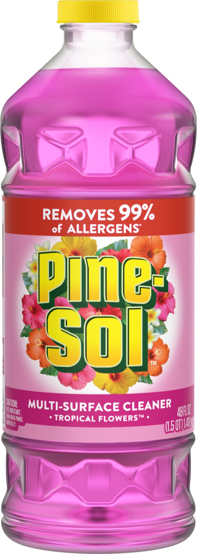 slide 1 of 5, Pine-Sol Tropical Flowers Multi-Surface Cleaner 48 oz, 48 fl oz