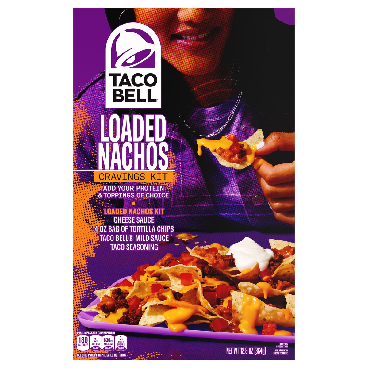 slide 1 of 5, Taco Bell Loaded Nachos Cravings Kit, 12.8 oz Box, 12.8 oz