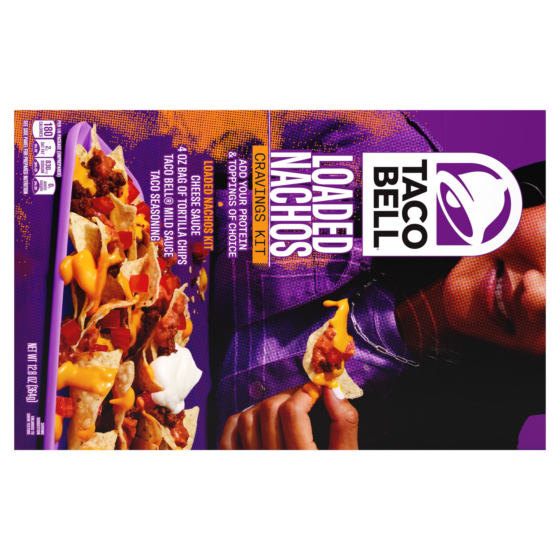 slide 2 of 5, Taco Bell Loaded Nachos Cravings Kit, 12.8 oz Box, 12.8 oz