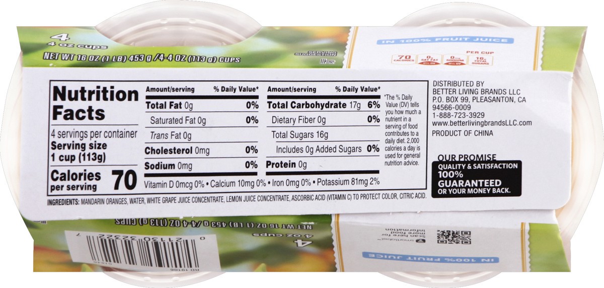 slide 7 of 7, Signature Select Mandarin Oranges 4 ea, 