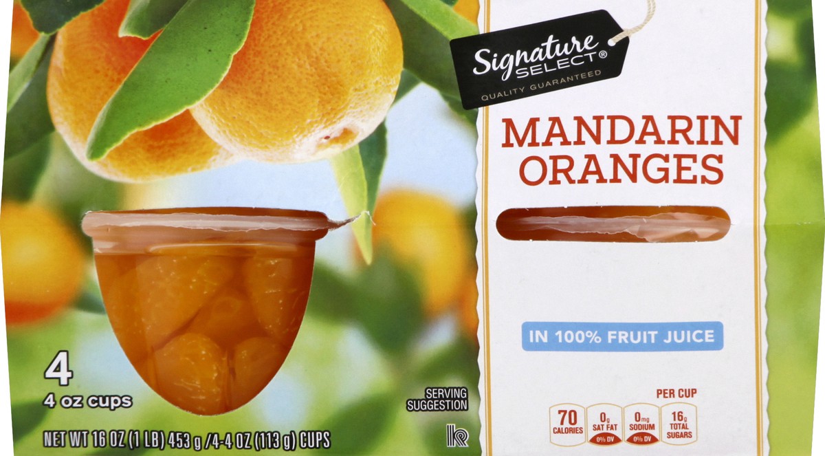 slide 2 of 7, Signature Select Mandarin Oranges 4 ea, 