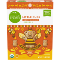 slide 1 of 1, Simple Truth Organic Little Cubs Honey Graham Cookies, 7.5 oz