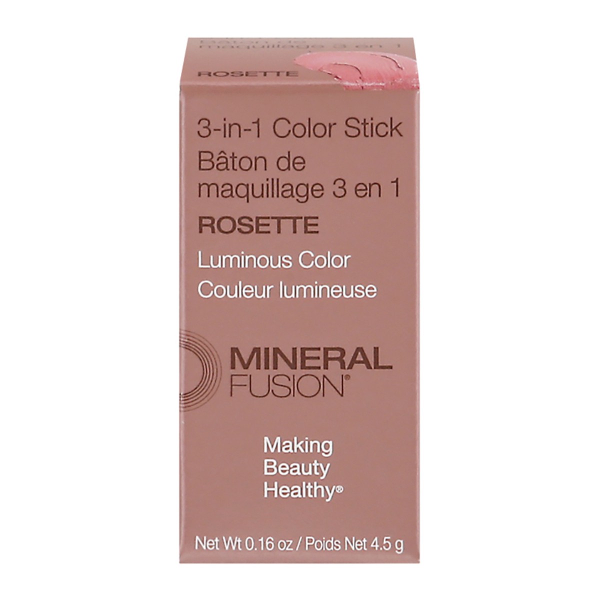 slide 1 of 10, Mineral Fusion Rosette 3-in-1 Color Stick 0.16 oz, 0.16 oz