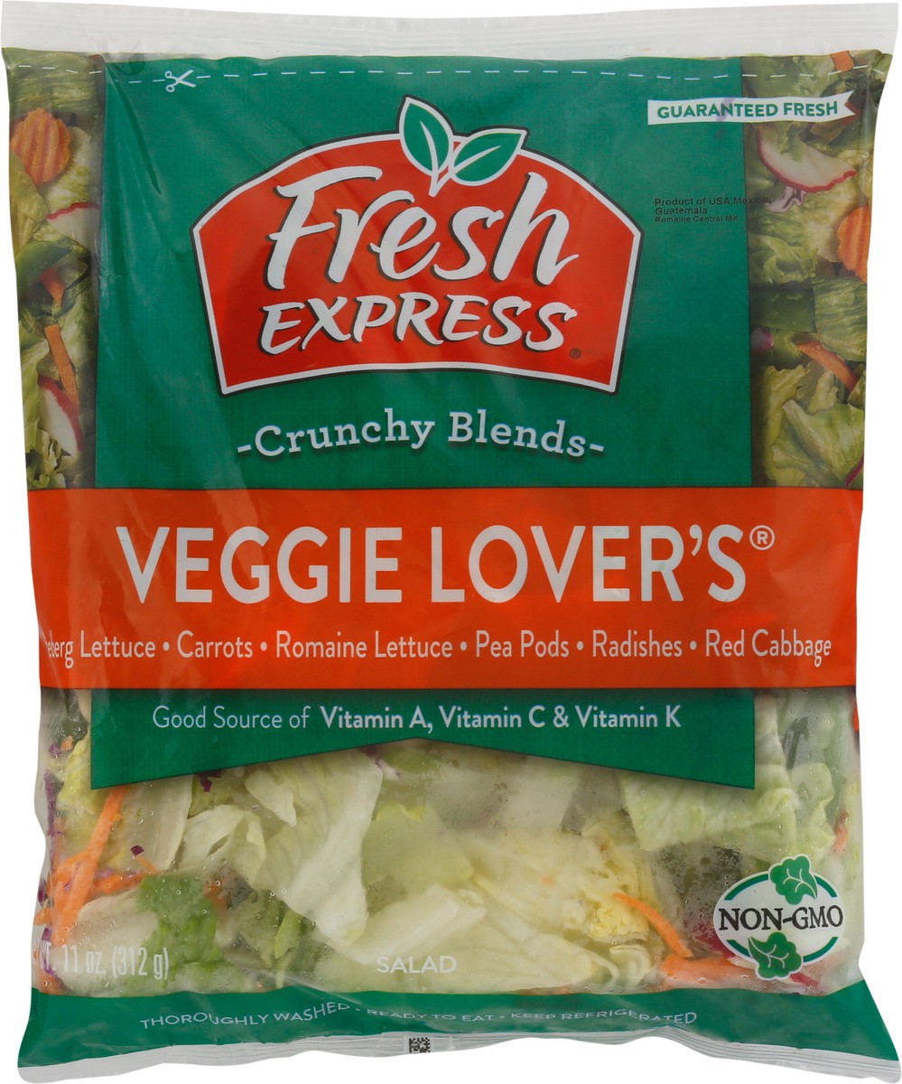 slide 8 of 9, Fresh Express Veggie Lovers Salad, 11 oz