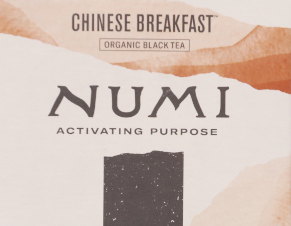 slide 10 of 13, Numi Organic Chinese Breakfast Black Tea - 18 ct, 18 ct