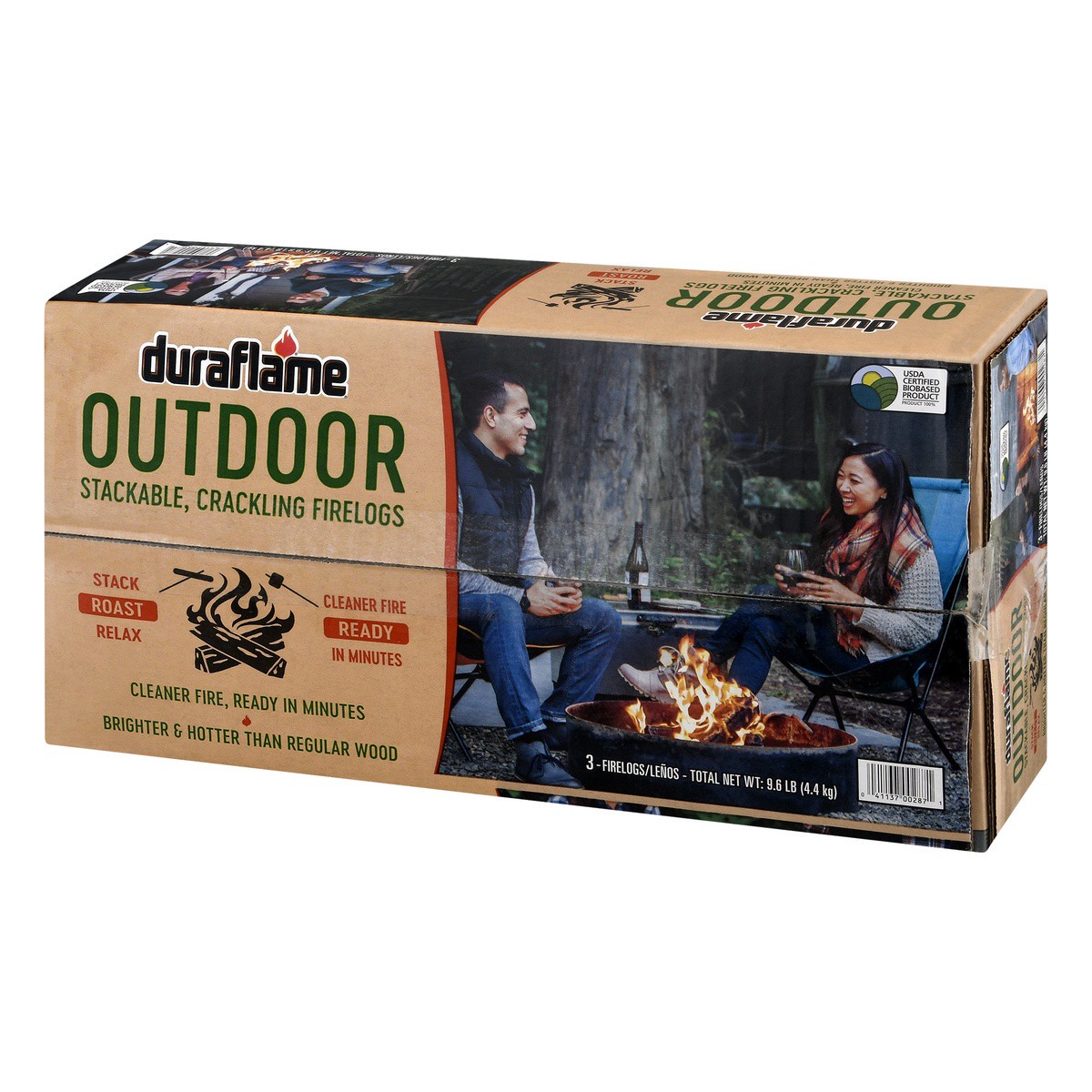 slide 3 of 9, Duraflame Outdoor Firelogs 3 ea, 3 ct