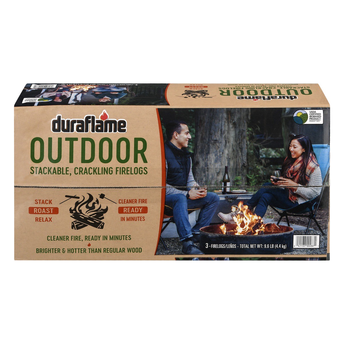 slide 1 of 9, Duraflame Outdoor Firelogs 3 ea, 3 ct