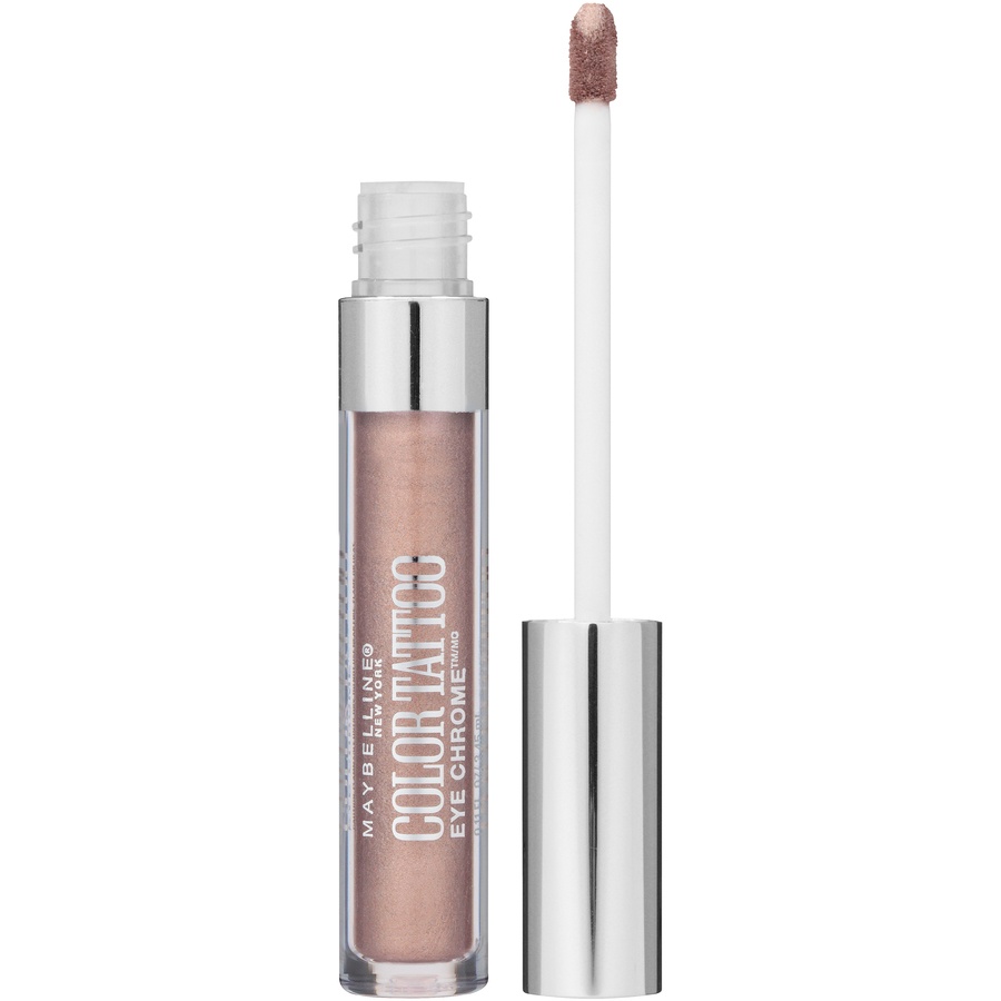 slide 1 of 2, Maybelline Eye Studio Color Tattoo Liquid Chrome Shadow 510 Beige Luster, 0.1 oz