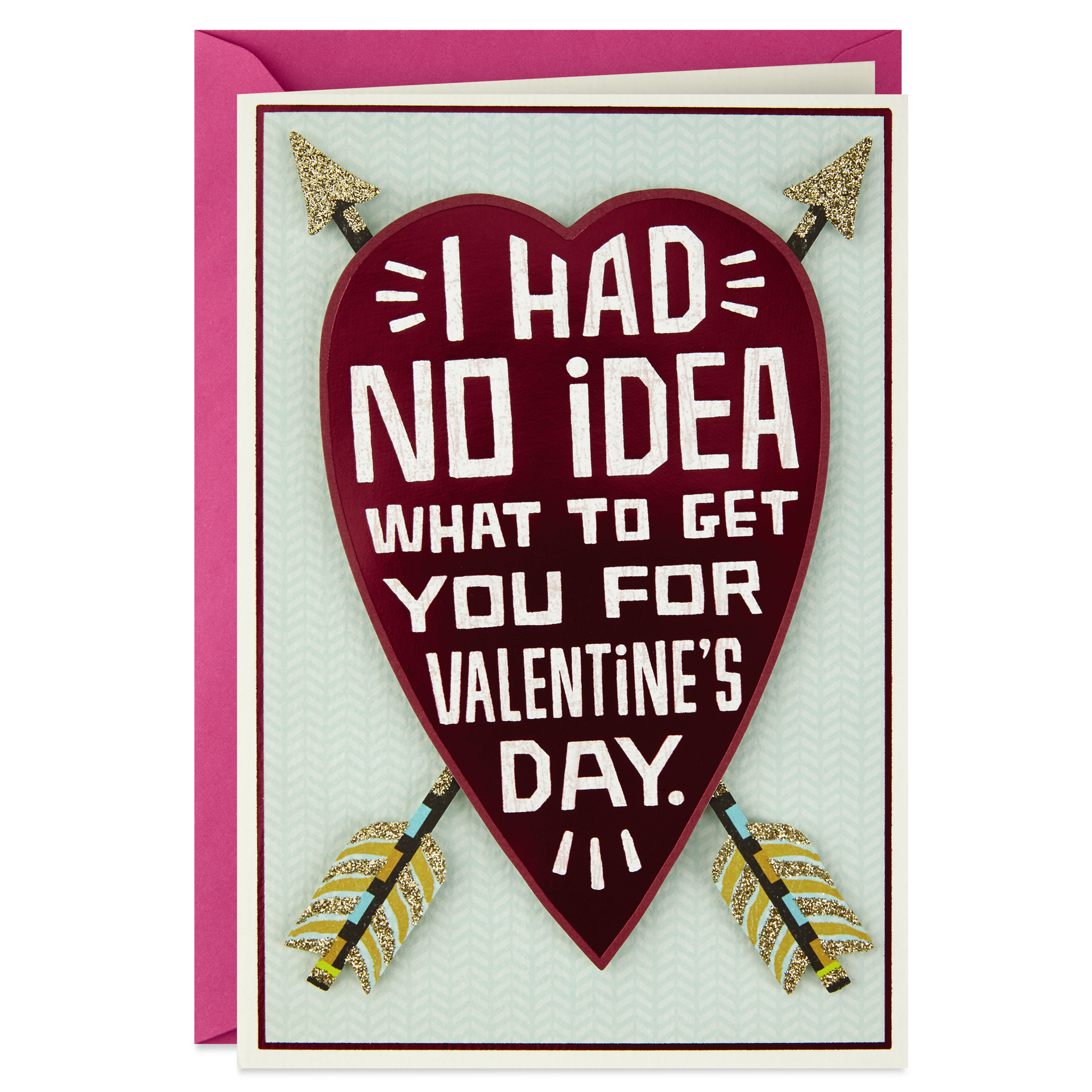 slide 3 of 4, Hallmark Heart & Arrows Funny Romantic Valentine's Day Card, 0.5 oz