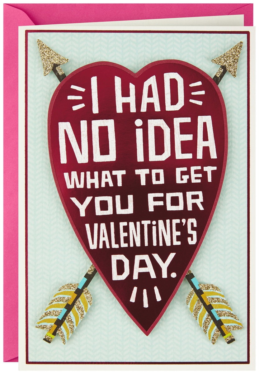 slide 3 of 5, Hallmark Shoebox Funny Valentines Day Greeting Card For Romantic Partner Heart And Arrows 35, 1 ct