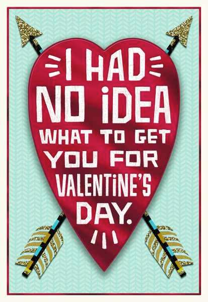slide 1 of 4, Hallmark Heart & Arrows Funny Romantic Valentine's Day Card, 0.5 oz