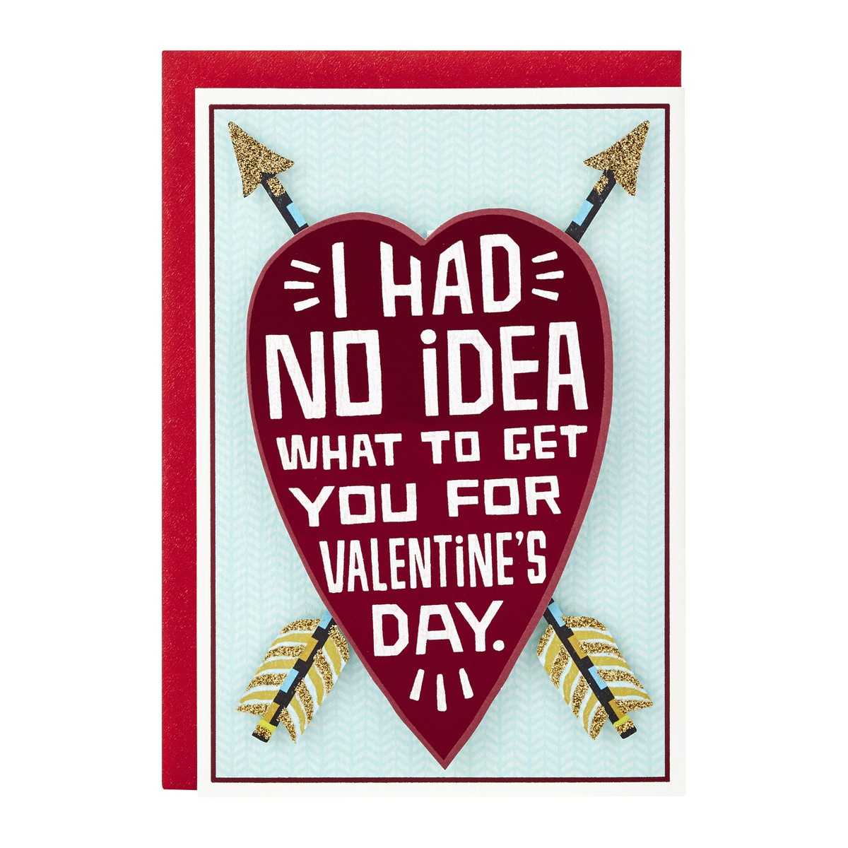 slide 1 of 5, Hallmark Shoebox Funny Valentines Day Greeting Card For Romantic Partner Heart And Arrows 35, 1 ct