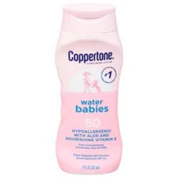 Coppertone Water Babies Broad Spectrum SPF 50 Sunscreen Lotion 8 fl oz