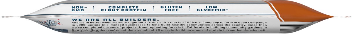 slide 5 of 12, CLIF Builders - Chocolate Peanut Butter Flavor - Protein Bar - Gluten-Free - Non-GMO - Low Glycemic - 20g Protein - 2.4 oz., 2.03 oz