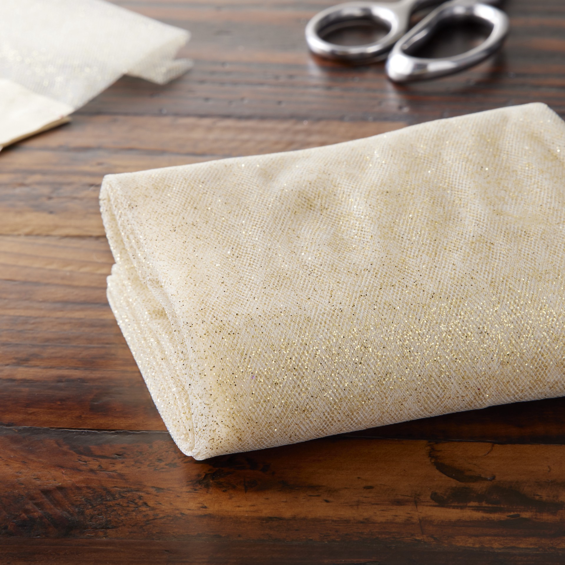 slide 3 of 3, Glitter Tulle Bundle By Loops & Threads, 2 yd