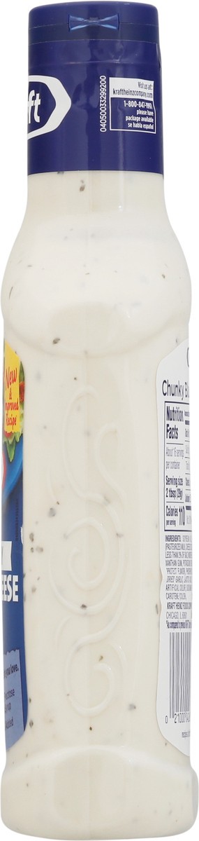 slide 3 of 14, Kraft Chunky Blue Cheese Dressing, 16 fl oz Bottle, 16 fl oz