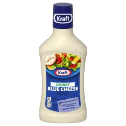 Kraft Chunky Blue Cheese Dressing, 16 fl oz Bottle