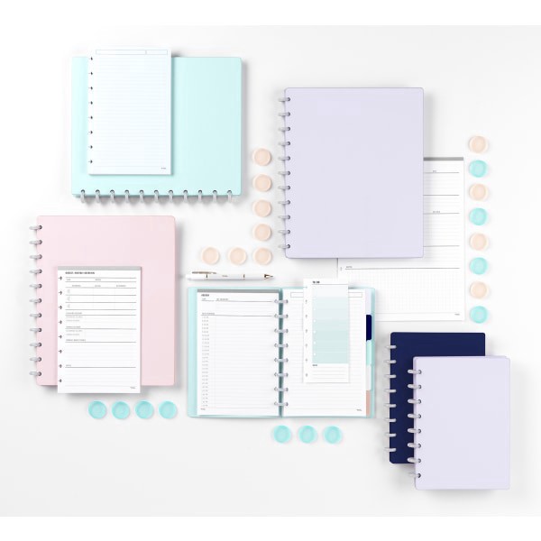 slide 6 of 10, TUL Retractable Gel Pens, Mixed Metals, Medium Point, 0.7 Mm, Pearl White Barrel, Blue Ink, Pack Of 4 Pens, 4 ct