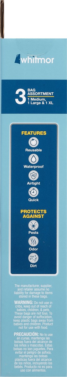 slide 7 of 9, Whitmore Spacemaker Vacuum Bags, 3 ct