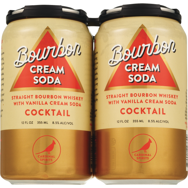 slide 1 of 1, Cardinal Bourbon Cream Soda, 1 ct