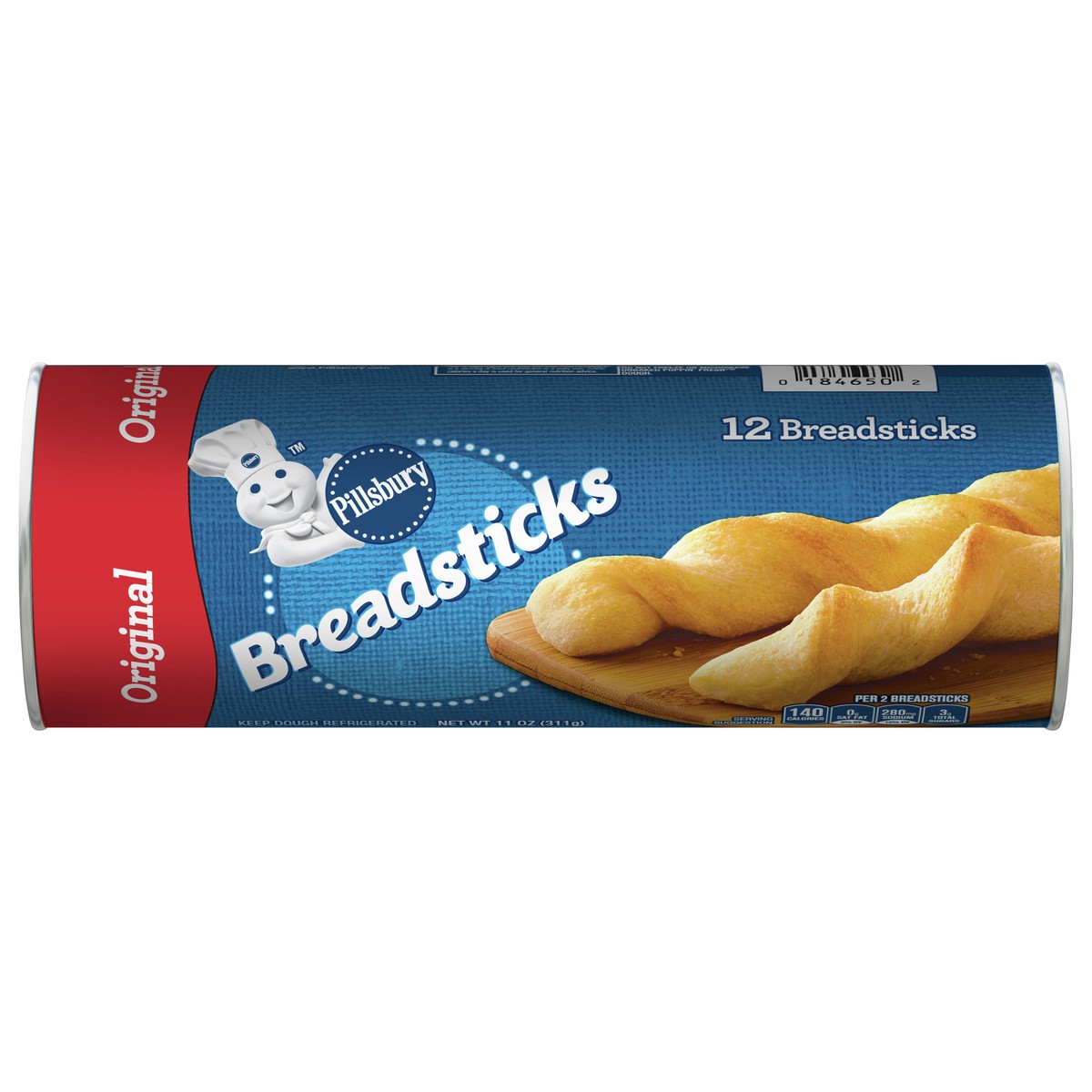 slide 1 of 9, Pillsbury Original Breadsticks Dough, 12 Breadsticks, 11 oz, 11 oz