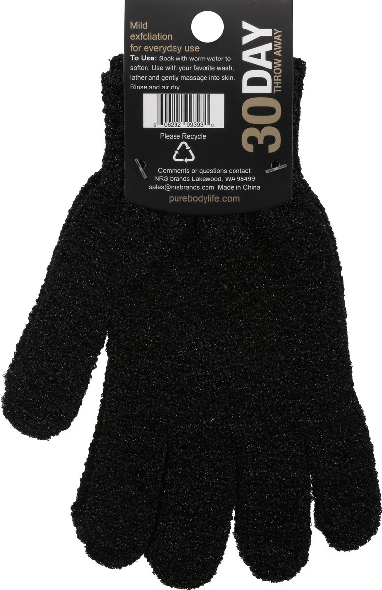 slide 2 of 9, Pure Body Body Polishing Gloves 1 ea, 1 ct