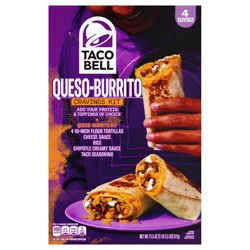 Taco Bell Queso-Burrito Cravings Kit, 21.5 oz Box