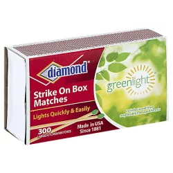 Diamond Matches Strike On Box