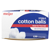 slide 14 of 29, Meijer Sterile Cotton Balls, 130 ct