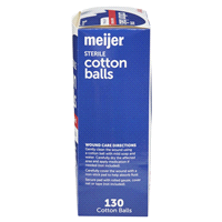 slide 23 of 29, Meijer Sterile Cotton Balls, 130 ct