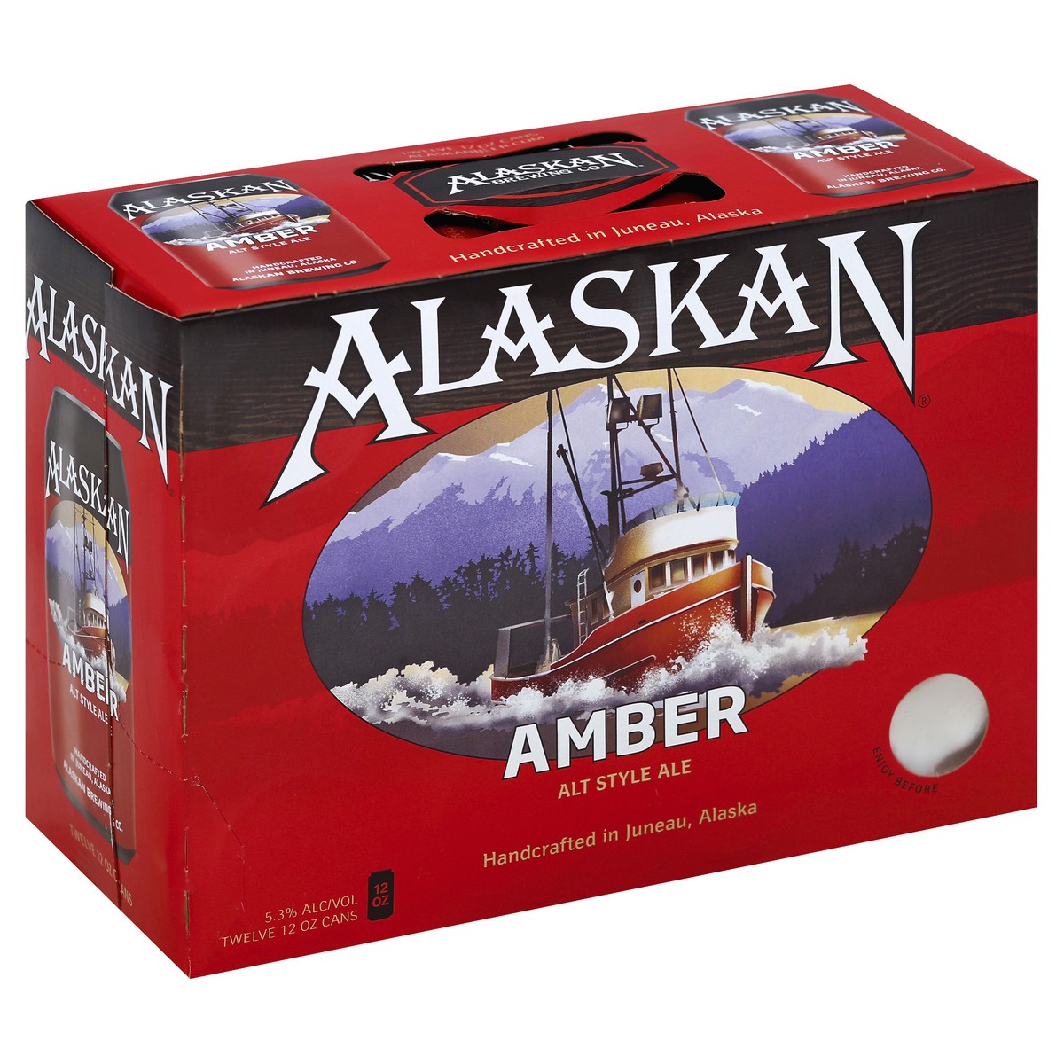 slide 2 of 8, Alaskan Amber Ale Beer 12Pk, 12 ct; 12 oz