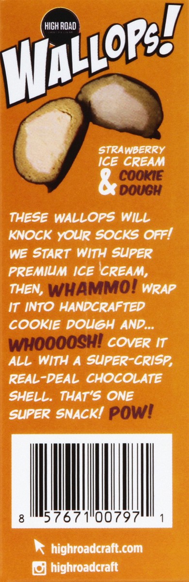 slide 3 of 5, HIGH ROAD Strawberry Ice Cream & Cookie Dough 4 ea, 4 ct