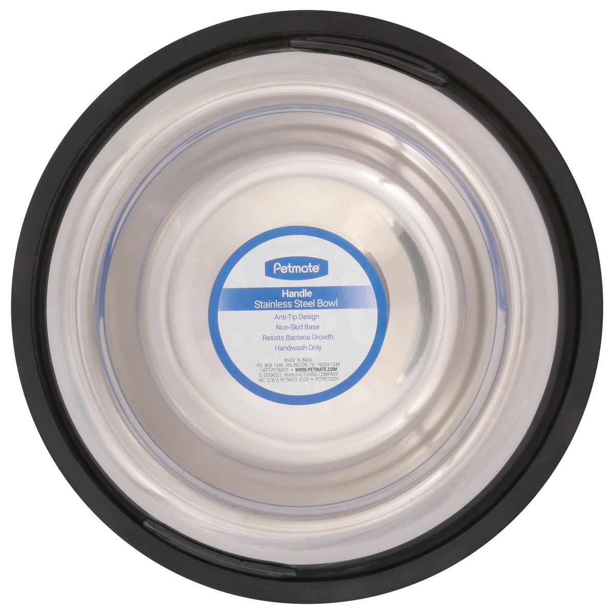 slide 11 of 11, Petmate Handle Stainless Steel Bowl 1 ea, 1 ct