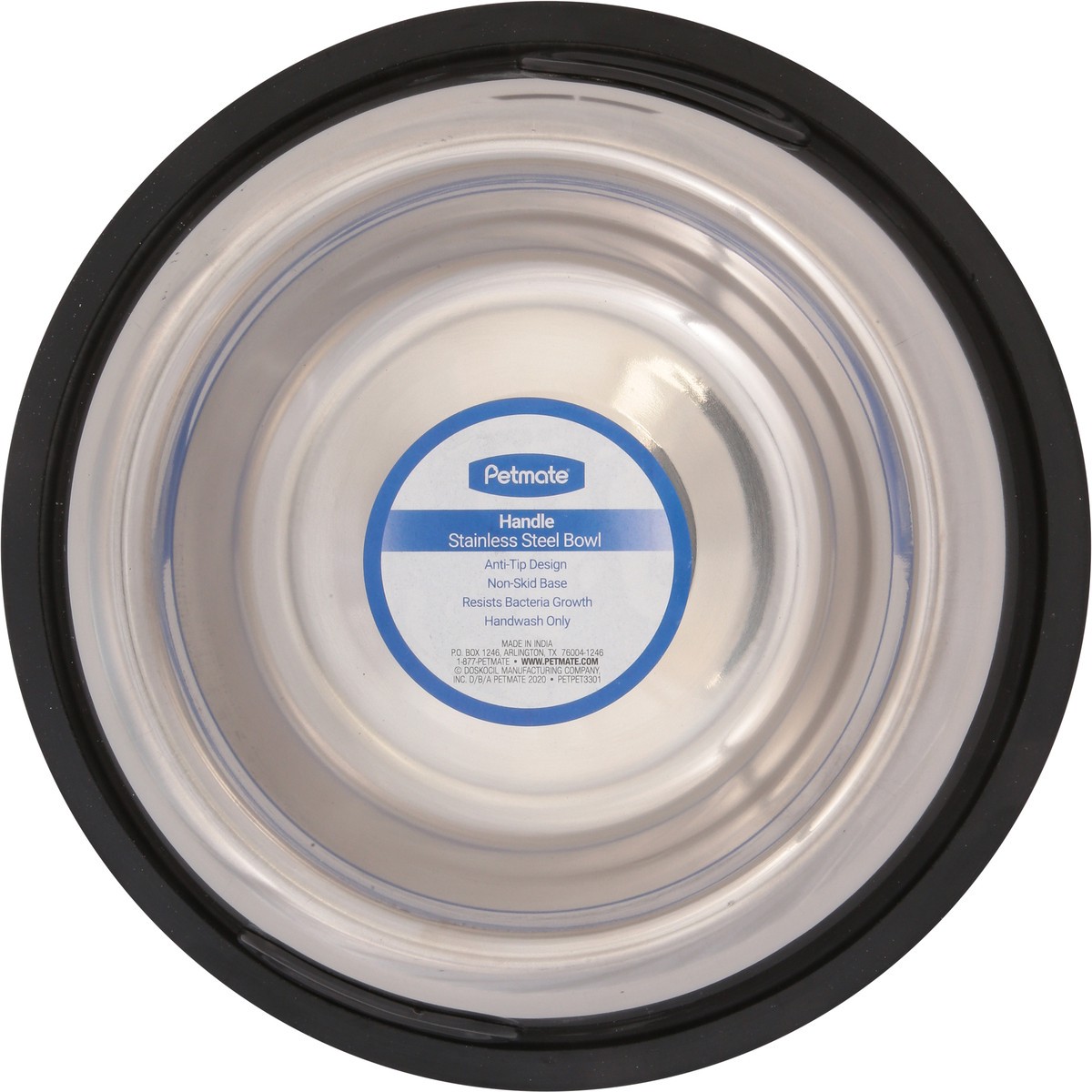 slide 6 of 11, Petmate Handle Stainless Steel Bowl 1 ea, 1 ct