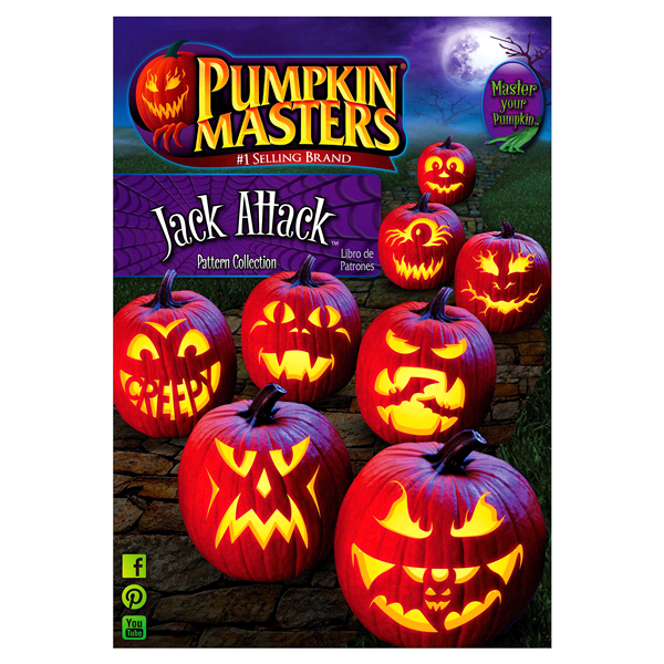 slide 1 of 1, Pumpkin Masters Jack Attack Pattern Book, 1 ct